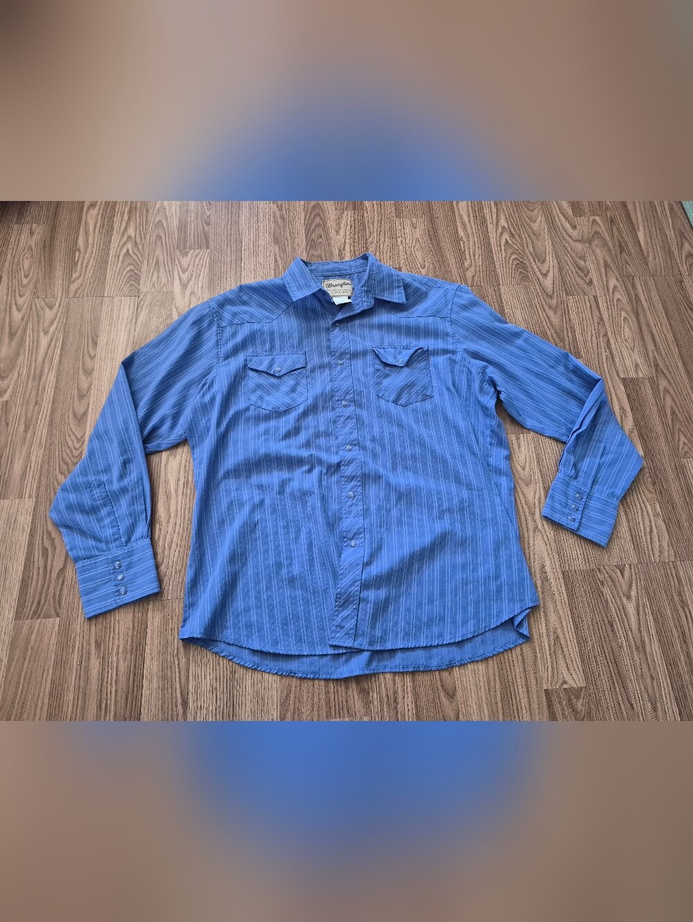 Wrangler Western Fashion Men's Pearl Snap Long-Sleeve Shirt